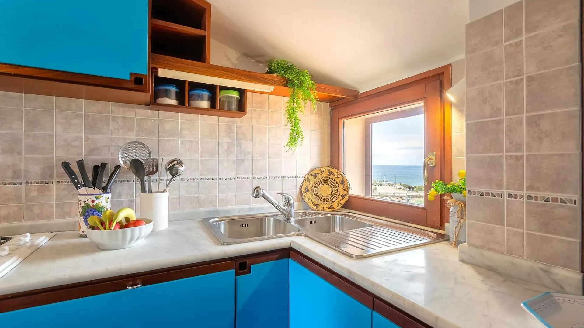 Clicksardegna Attic Vittoria With Terrace Facing The Sea And Parking Space Alghero Italien