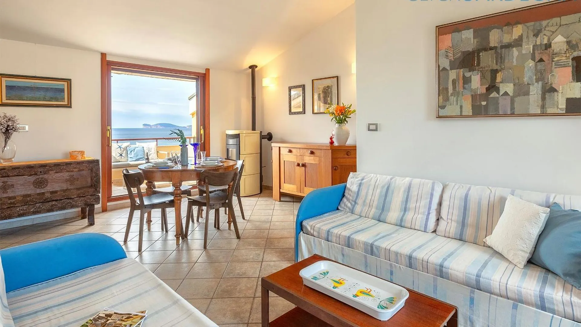 Lägenhet Clicksardegna Attic Vittoria With Terrace Facing The Sea And Parking Space Alghero